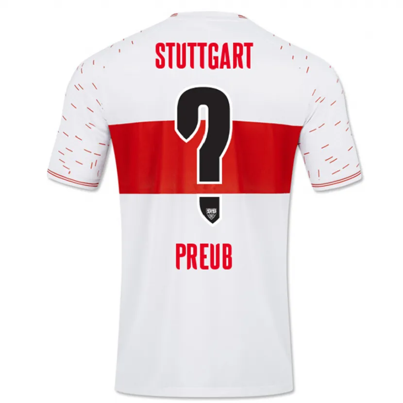 Danxen Niño Camiseta Laurin Preuß #0 Blanco 1ª Equipación 2023/24 La Camisa