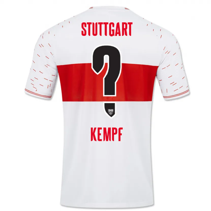 Danxen Niño Camiseta Karl Kempf #0 Blanco 1ª Equipación 2023/24 La Camisa