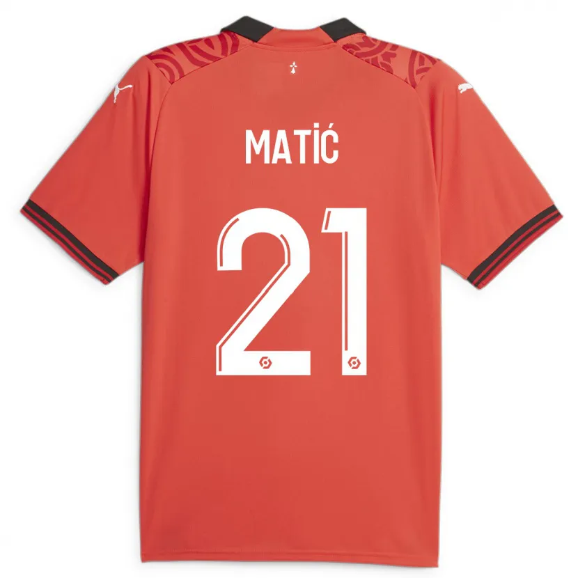 Danxen Niño Camiseta Nemanja Matic #21 Rojo 1ª Equipación 2023/24 La Camisa