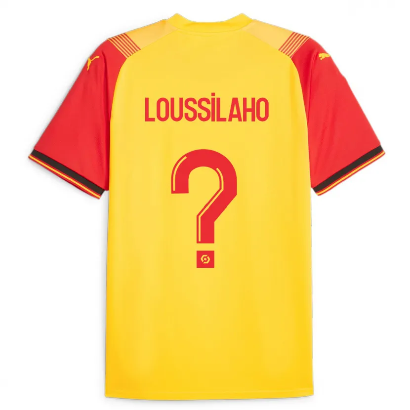 Danxen Niño Camiseta Lenny Dziki Loussilaho #0 Amarillo 1ª Equipación 2023/24 La Camisa