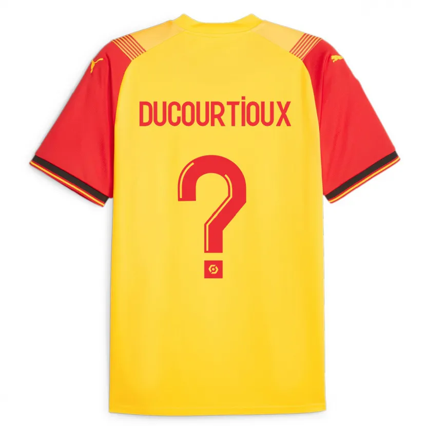 Danxen Niño Camiseta Ilan Ducourtioux #0 Amarillo 1ª Equipación 2023/24 La Camisa