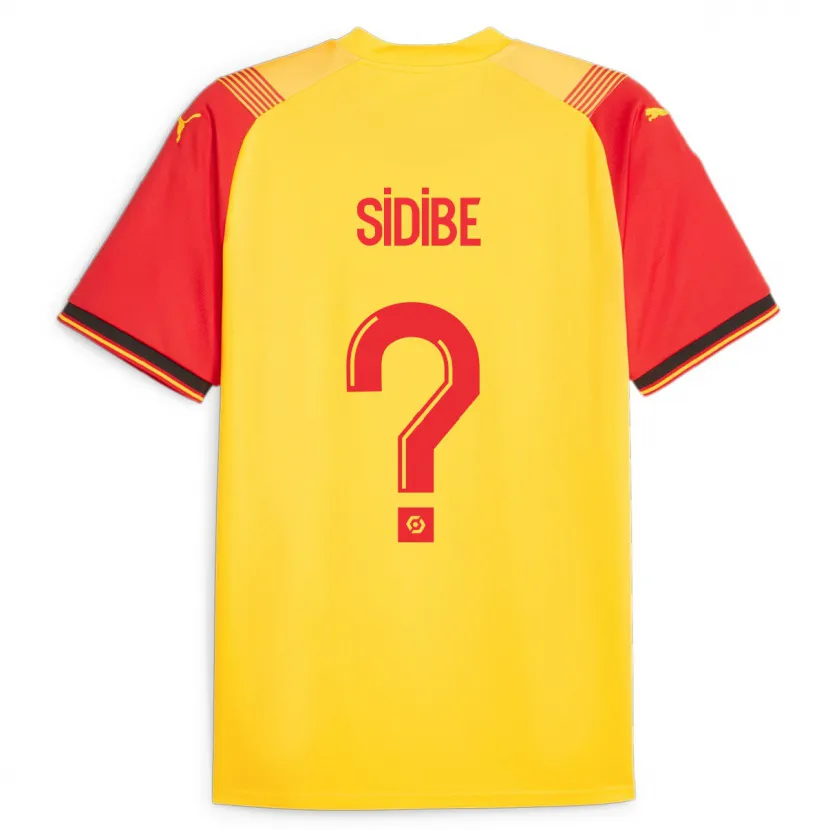 Danxen Niño Camiseta Yannick Sidibé #0 Amarillo 1ª Equipación 2023/24 La Camisa