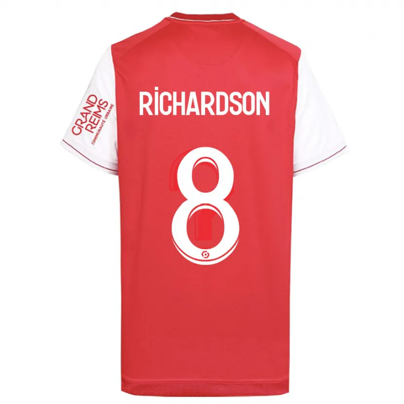 Danxen Niño Camiseta Amir Richardson #8 Rojo 1ª Equipación 2023/24 La Camisa