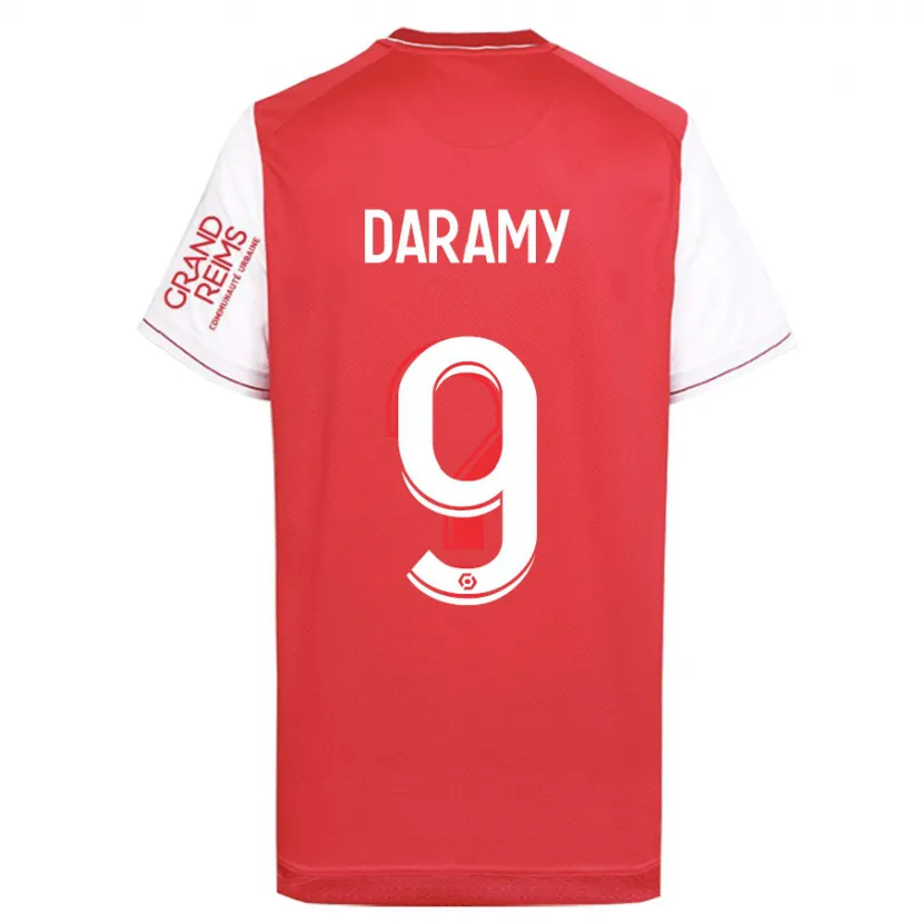 Danxen Niño Camiseta Mohamed Daramy #9 Rojo 1ª Equipación 2023/24 La Camisa