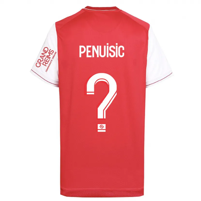 Danxen Niño Camiseta Alvin Penuisic #0 Rojo 1ª Equipación 2023/24 La Camisa