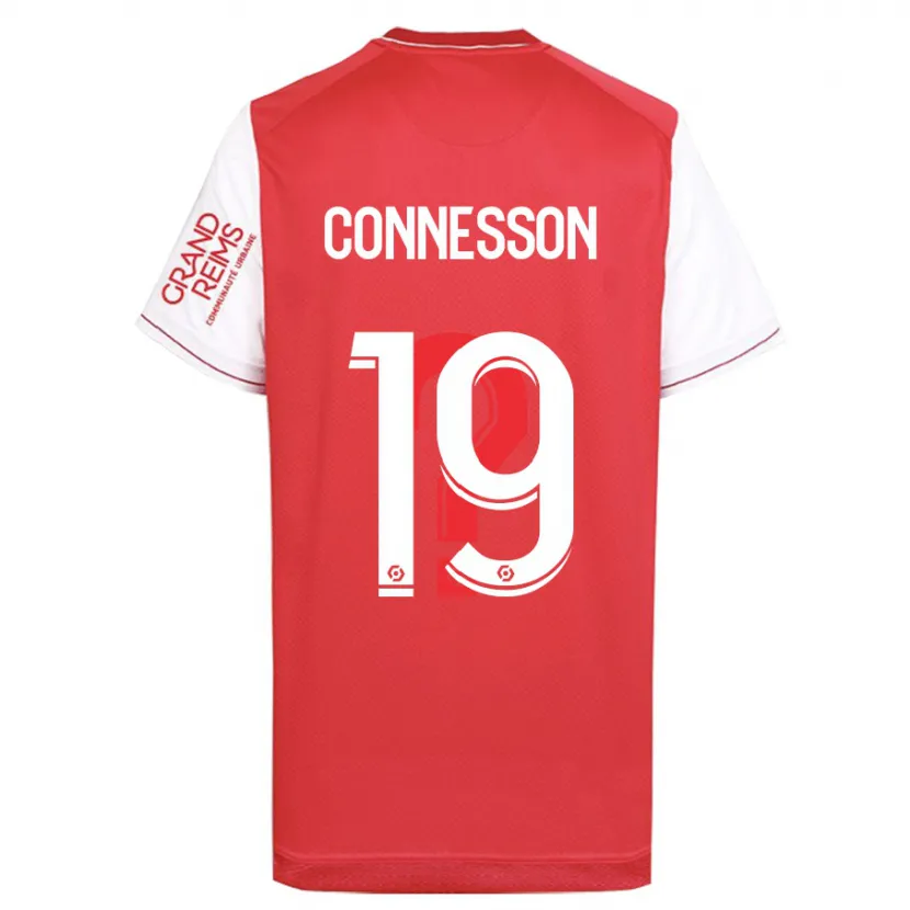 Danxen Niño Camiseta Adele Connesson #19 Rojo 1ª Equipación 2023/24 La Camisa