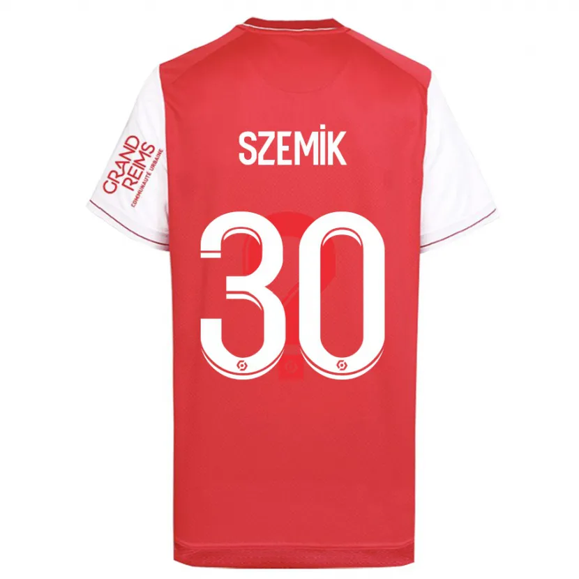 Danxen Niño Camiseta Kinga Szemik #30 Rojo 1ª Equipación 2023/24 La Camisa