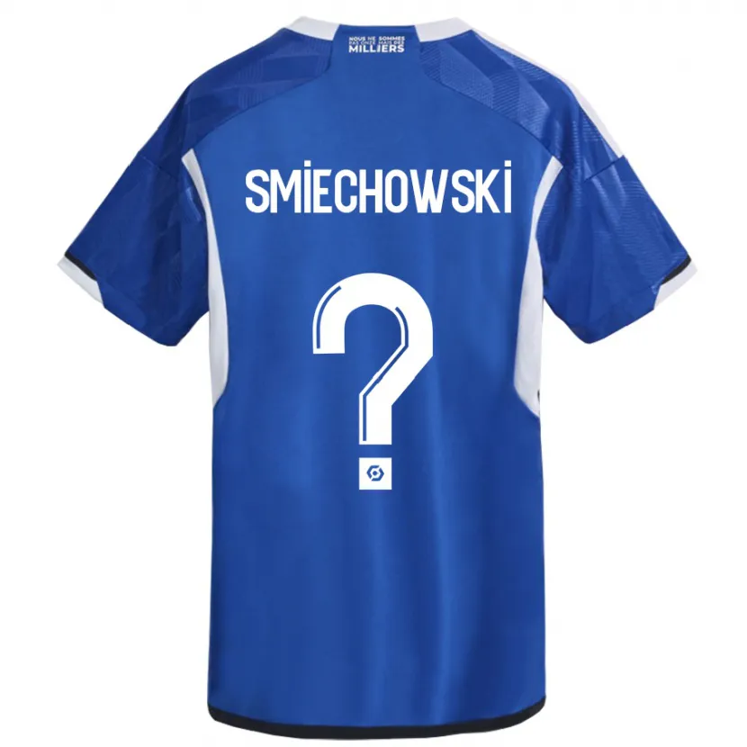 Danxen Niño Camiseta Artur Smiechowski #0 Azul 1ª Equipación 2023/24 La Camisa