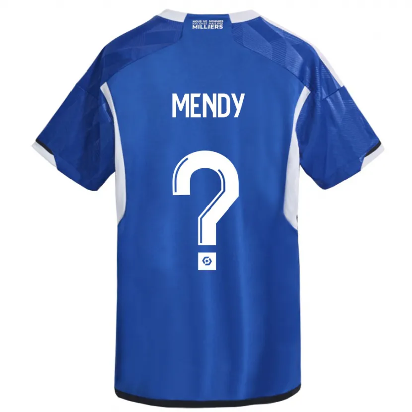 Danxen Niño Camiseta François Mendy #0 Azul 1ª Equipación 2023/24 La Camisa