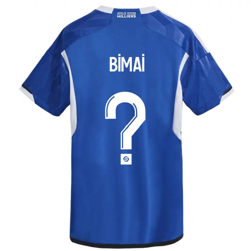 Danxen Niño Camiseta Longin Bimai #0 Azul 1ª Equipación 2023/24 La Camisa