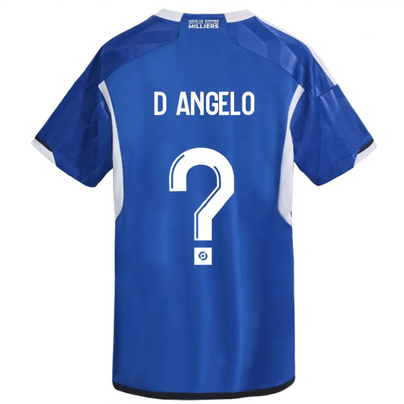 Danxen Niño Camiseta Gianni D'angelo #0 Azul 1ª Equipación 2023/24 La Camisa