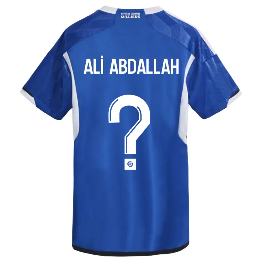 Danxen Niño Camiseta Aboubacar Ali Abdallah #0 Azul 1ª Equipación 2023/24 La Camisa