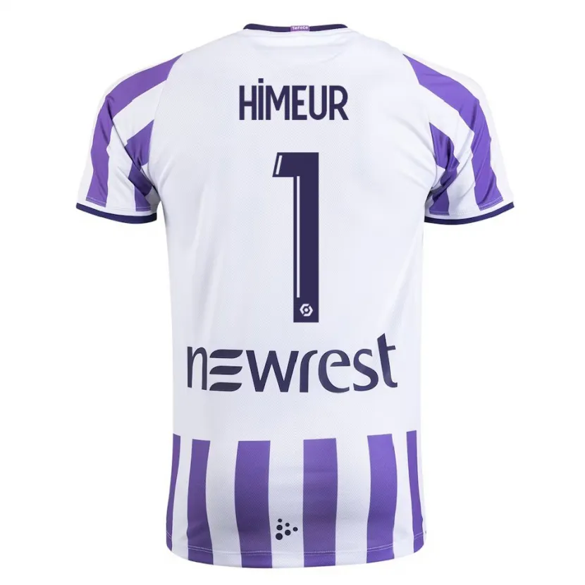 Danxen Niño Camiseta Thomas Himeur #1 Blanco 1ª Equipación 2023/24 La Camisa