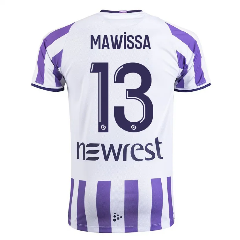 Danxen Niño Camiseta Christian Mawissa Elebi #13 Blanco 1ª Equipación 2023/24 La Camisa