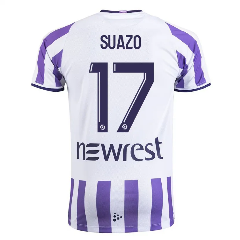 Danxen Niño Camiseta Gabriel Suazo #17 Blanco 1ª Equipación 2023/24 La Camisa