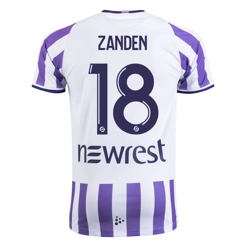 Danxen Niño Camiseta Oliver Zandén #18 Blanco 1ª Equipación 2023/24 La Camisa