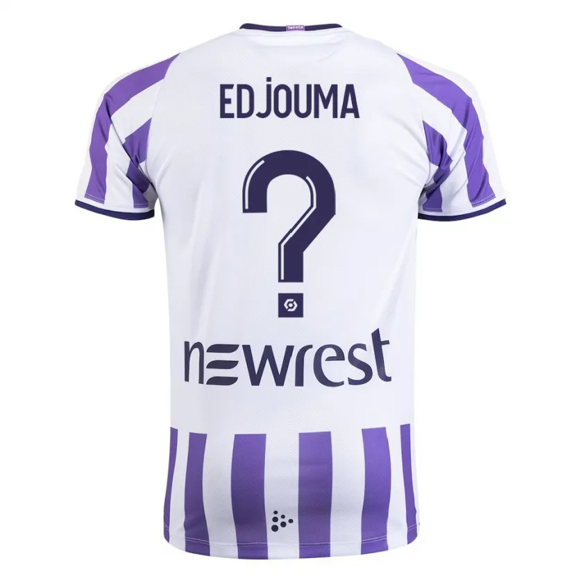 Danxen Niño Camiseta Noah Edjouma #0 Blanco 1ª Equipación 2023/24 La Camisa