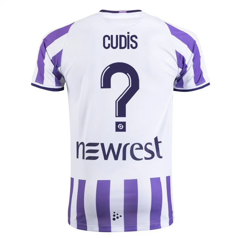 Danxen Niño Camiseta Sacha Cudis #0 Blanco 1ª Equipación 2023/24 La Camisa