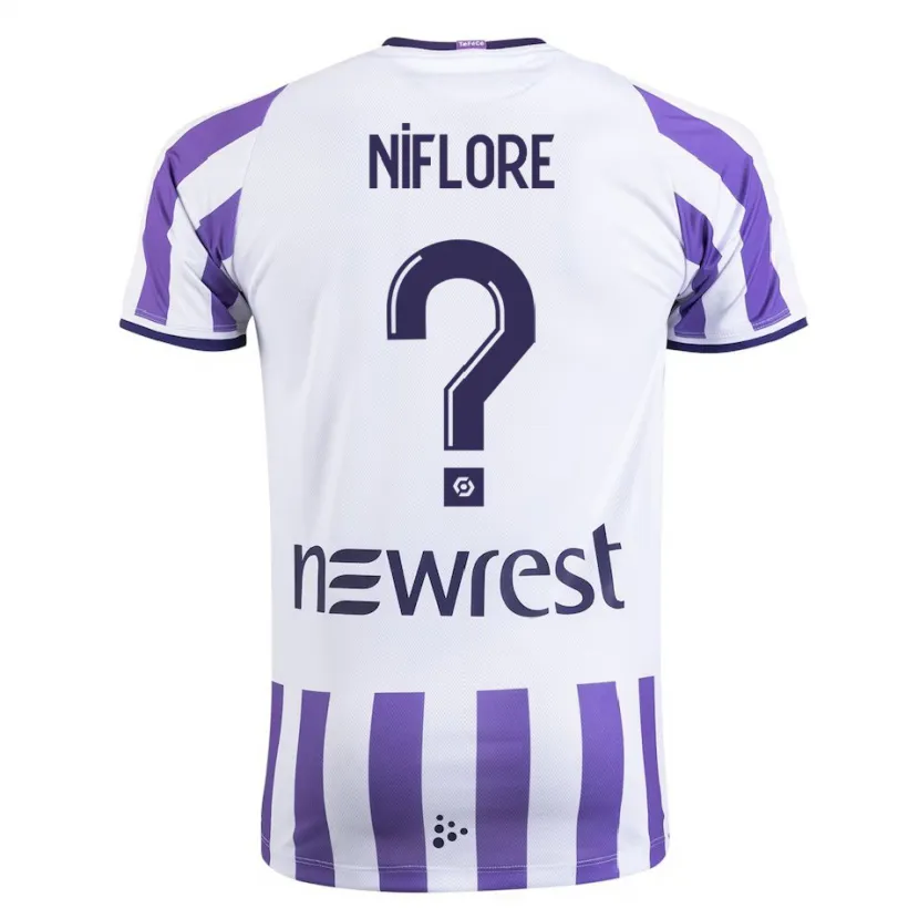 Danxen Niño Camiseta Mathys Niflore #0 Blanco 1ª Equipación 2023/24 La Camisa