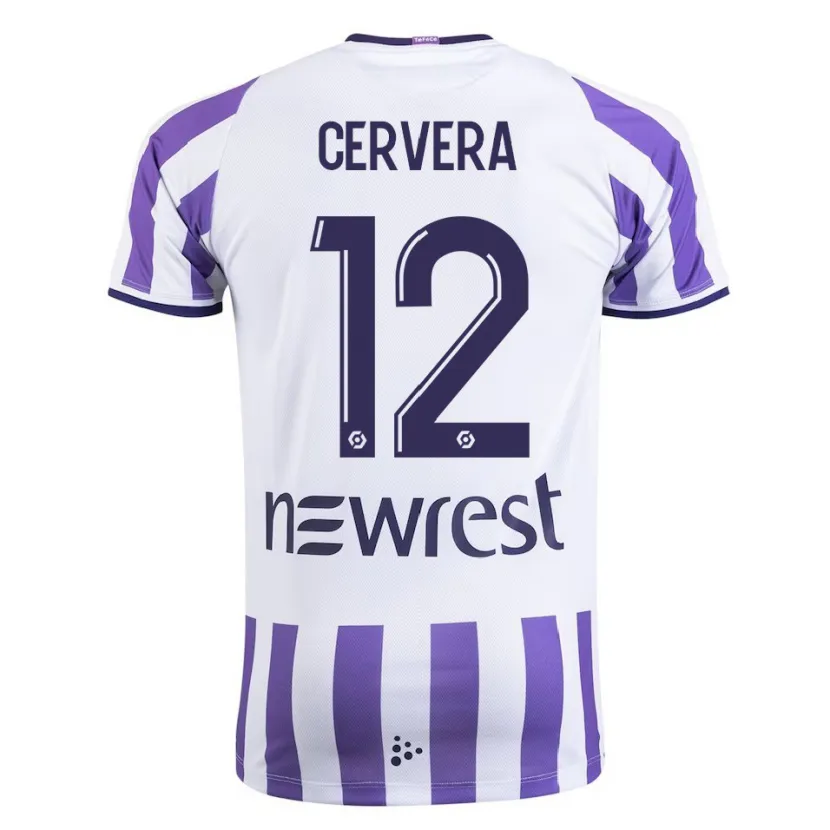 Danxen Niño Camiseta Laurianne Cervera #12 Blanco 1ª Equipación 2023/24 La Camisa