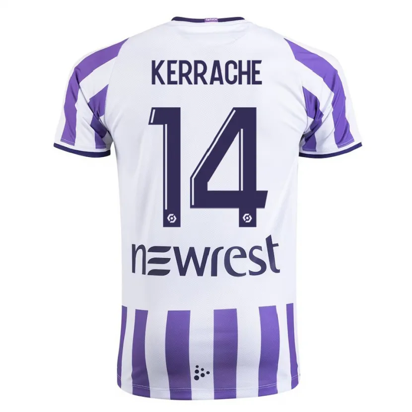 Danxen Niño Camiseta Marina Kerrache #14 Blanco 1ª Equipación 2023/24 La Camisa