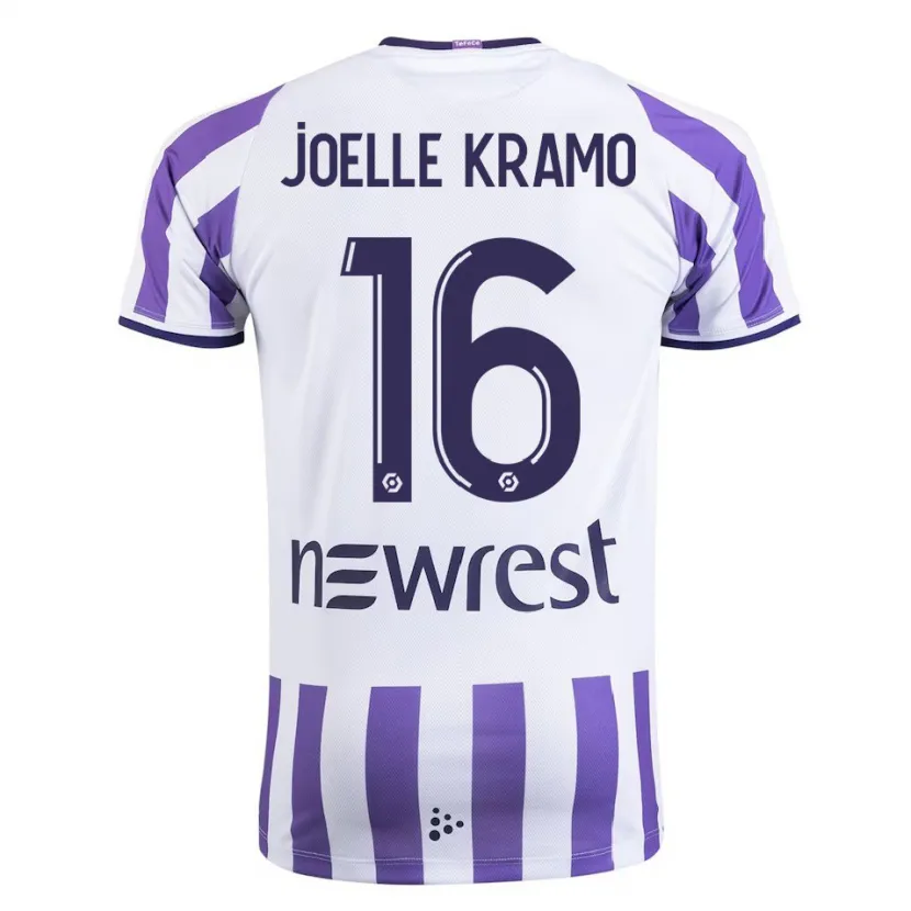 Danxen Niño Camiseta Marie Joelle Kramo #16 Blanco 1ª Equipación 2023/24 La Camisa