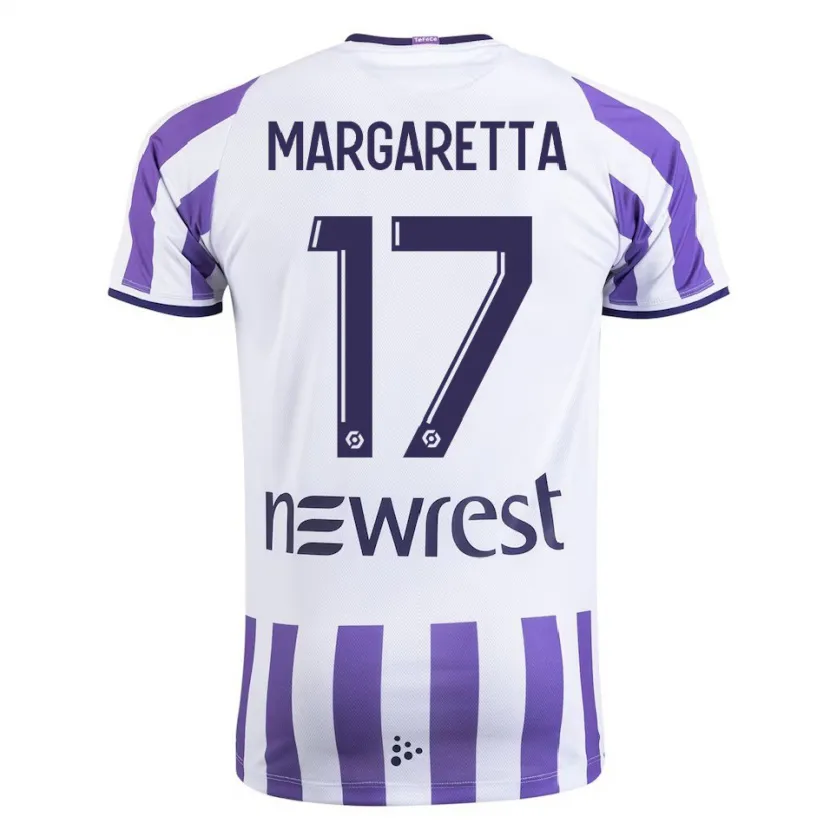 Danxen Niño Camiseta Jessica Margaretta #17 Blanco 1ª Equipación 2023/24 La Camisa