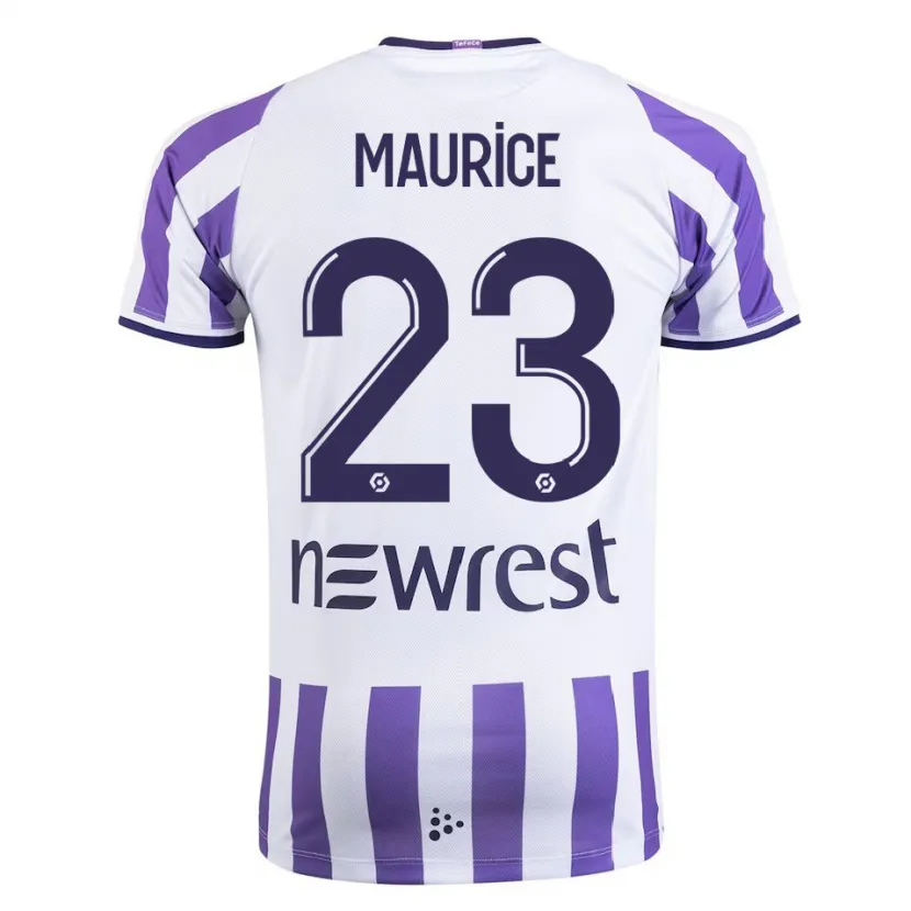 Danxen Niño Camiseta Sandra Maurice #23 Blanco 1ª Equipación 2023/24 La Camisa