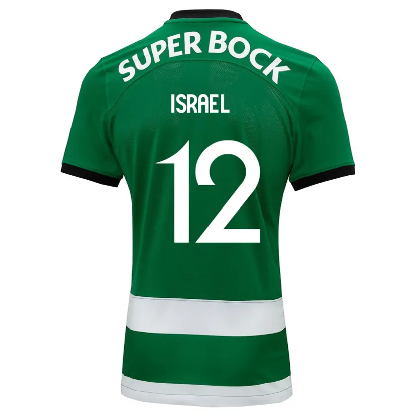 Danxen Niño Camiseta Franco Israel #12 Verde 1ª Equipación 2023/24 La Camisa