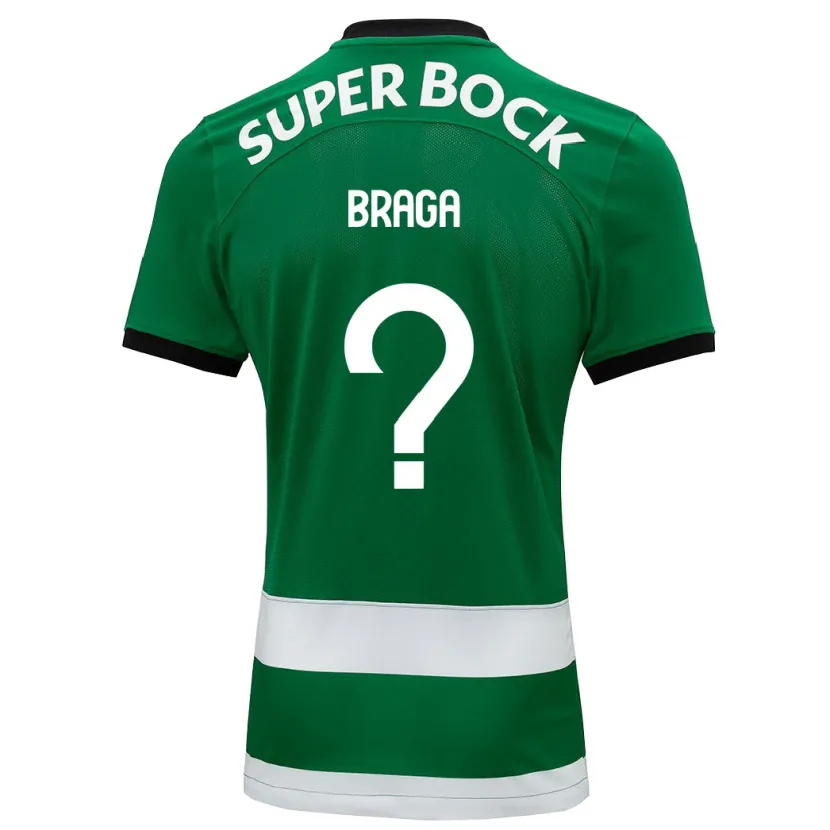 Danxen Niño Camiseta Gonçalo Braga #0 Verde 1ª Equipación 2023/24 La Camisa