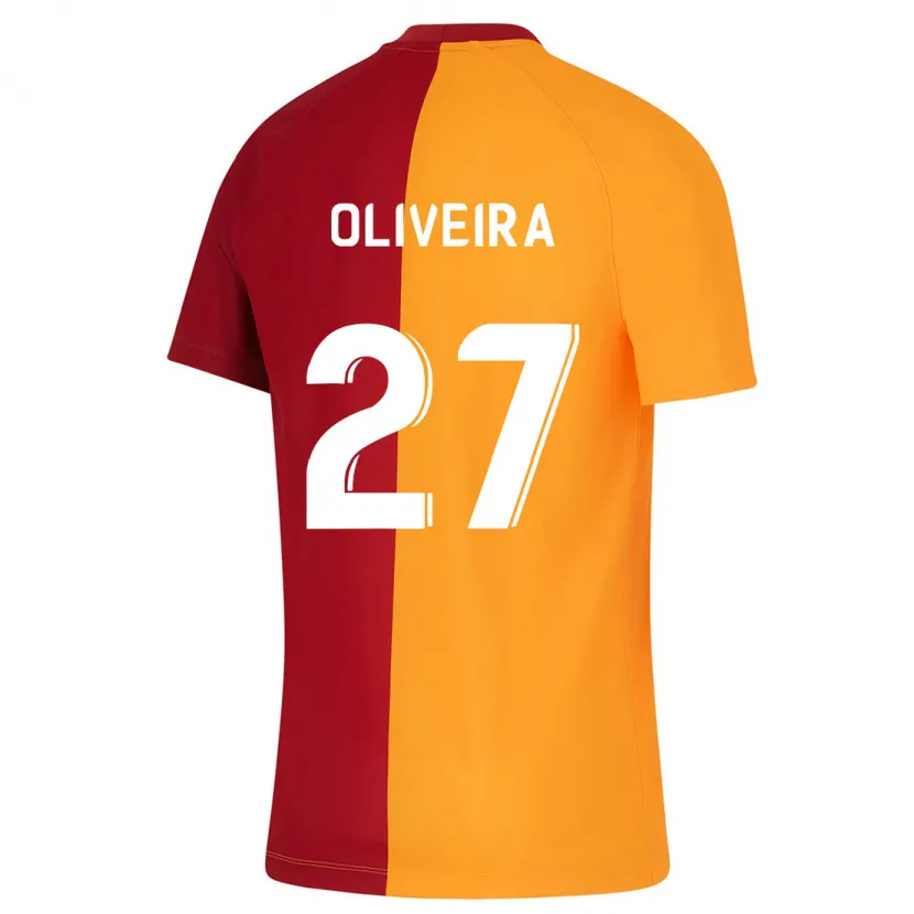 Danxen Niño Camiseta Sérgio Oliveira #27 Naranja 1ª Equipación 2023/24 La Camisa