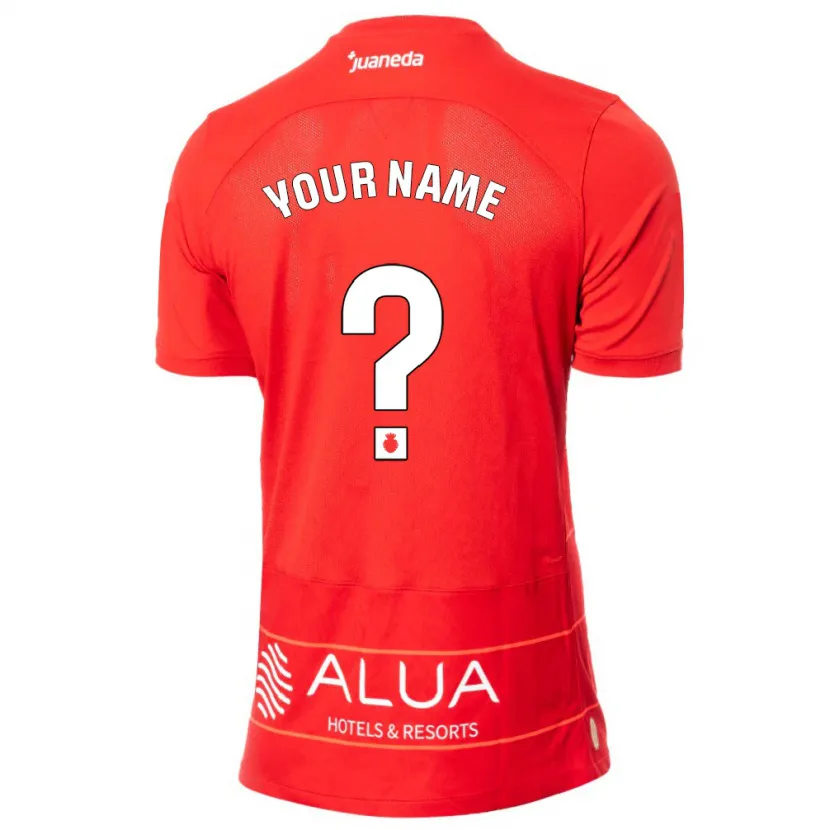 Danxen Niño Camiseta Su Nombre #0 Rojo 1ª Equipación 2023/24 La Camisa