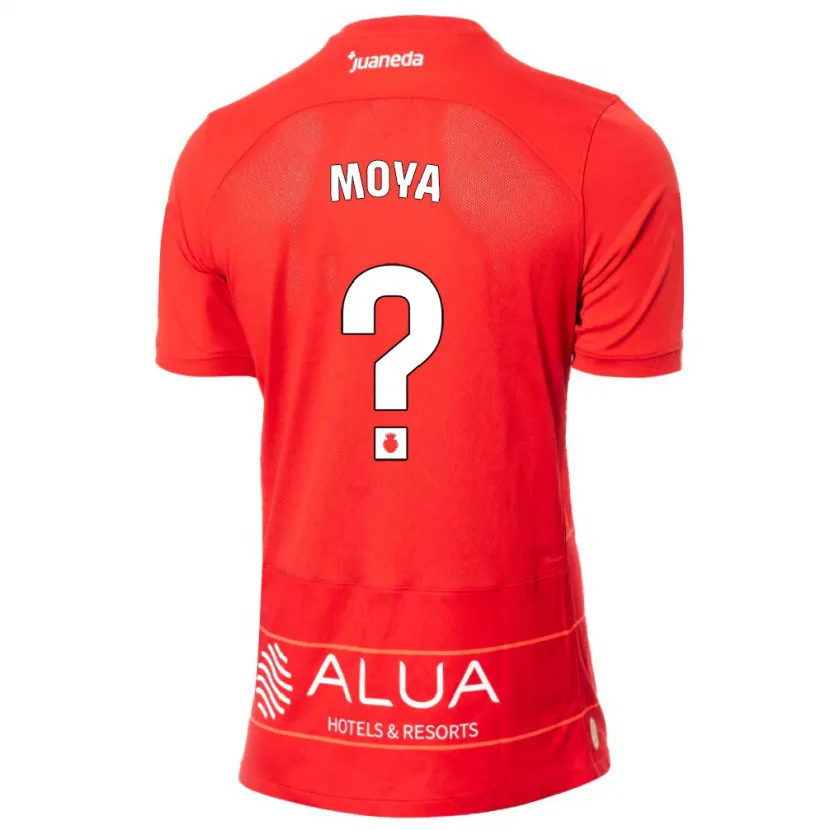 Danxen Niño Camiseta Pablo Moyá #0 Rojo 1ª Equipación 2023/24 La Camisa