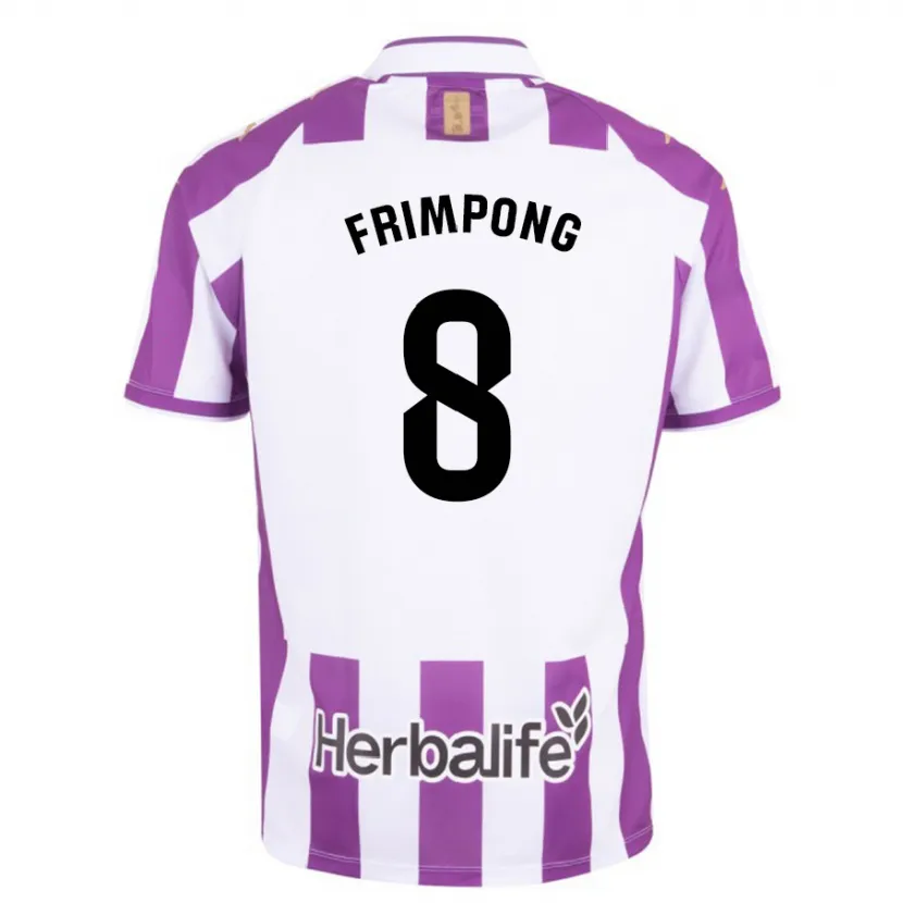 Danxen Niño Camiseta Eugene Frimpong #8 Morado 1ª Equipación 2023/24 La Camisa