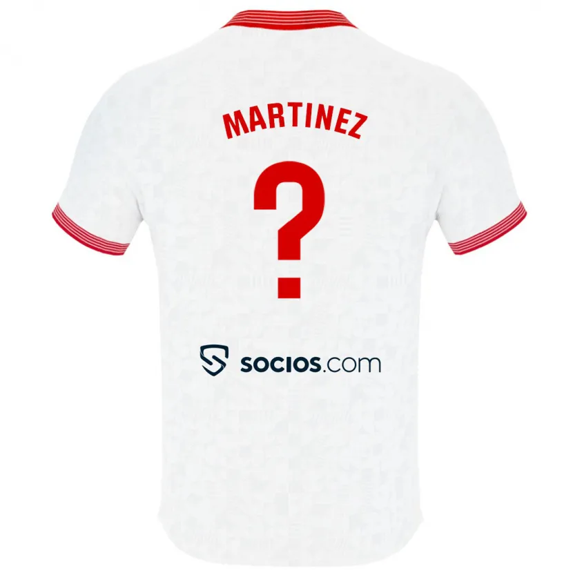 Danxen Niño Camiseta Mario Martínez #0 Blanco 1ª Equipación 2023/24 La Camisa