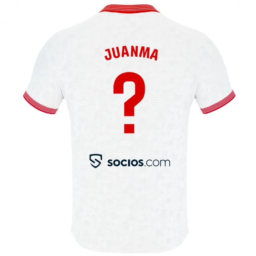 Danxen Niño Camiseta Juanma #0 Blanco 1ª Equipación 2023/24 La Camisa