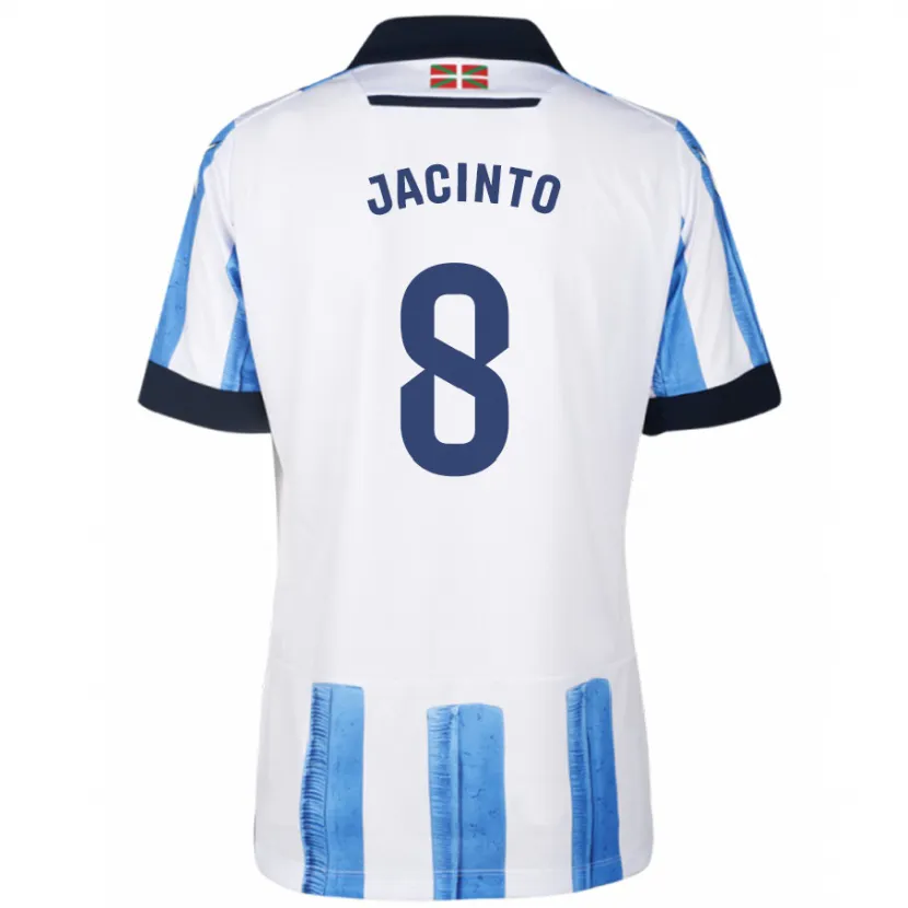 Danxen Niño Camiseta Andreia De Jesus Jacinto #8 Azul Blanco 1ª Equipación 2023/24 La Camisa