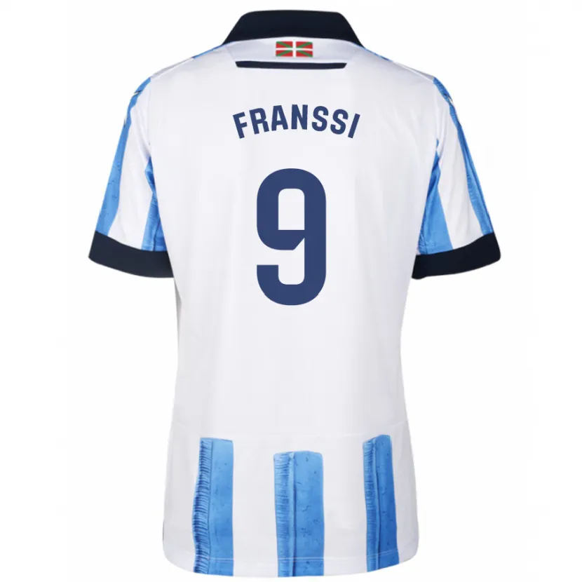 Danxen Niño Camiseta Sanni Maija Franssi #9 Azul Blanco 1ª Equipación 2023/24 La Camisa