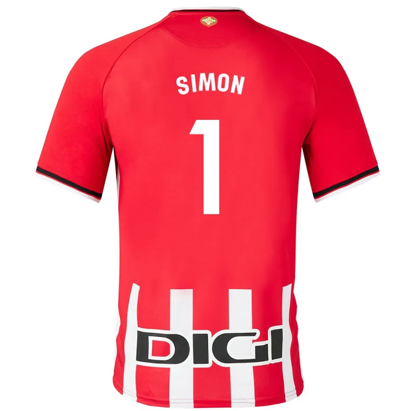 Danxen Niño Camiseta Unai Simón #1 Rojo 1ª Equipación 2023/24 La Camisa