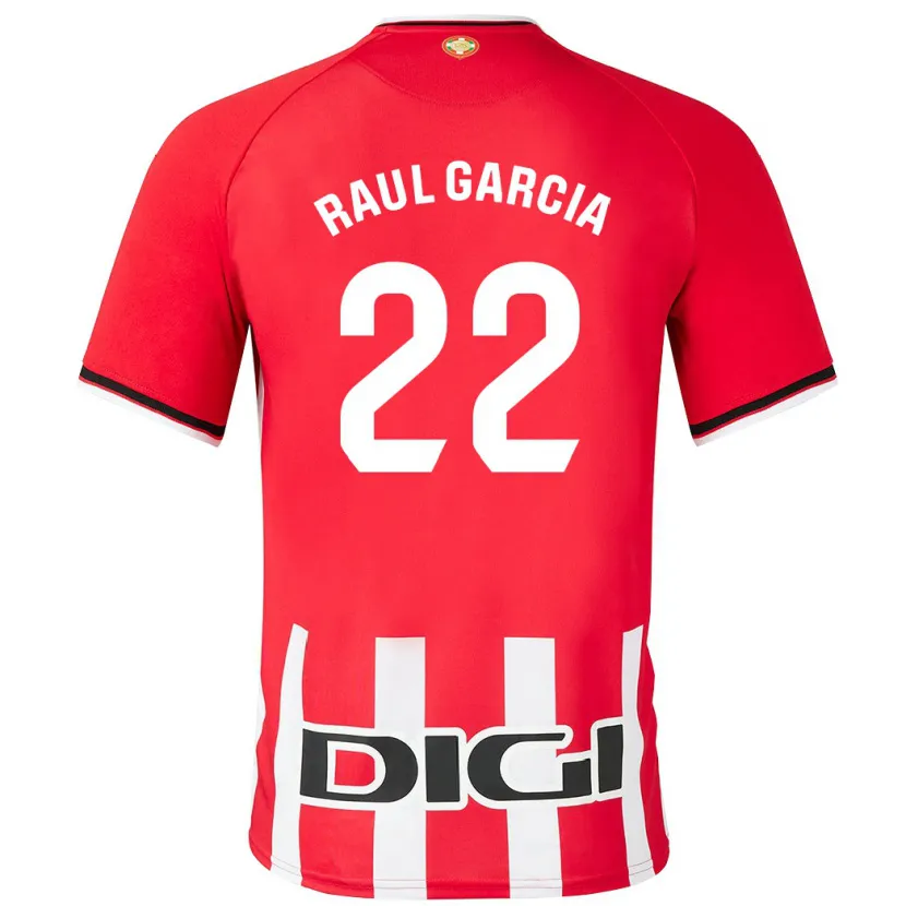 Danxen Niño Camiseta Raúl García #22 Rojo 1ª Equipación 2023/24 La Camisa