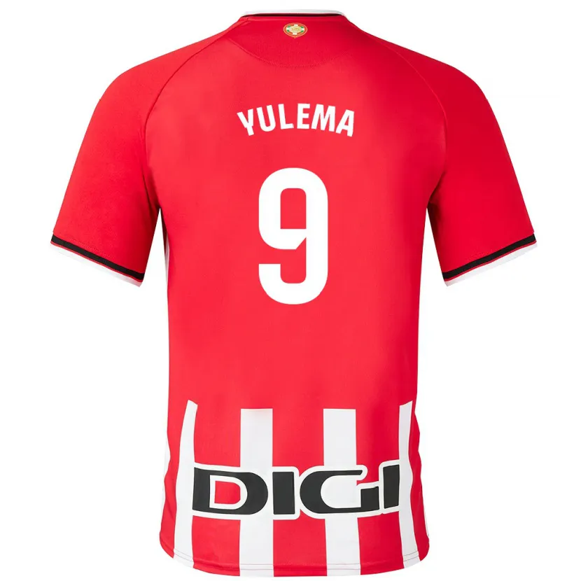 Danxen Niño Camiseta Yulema Corres Somovilla #9 Rojo 1ª Equipación 2023/24 La Camisa