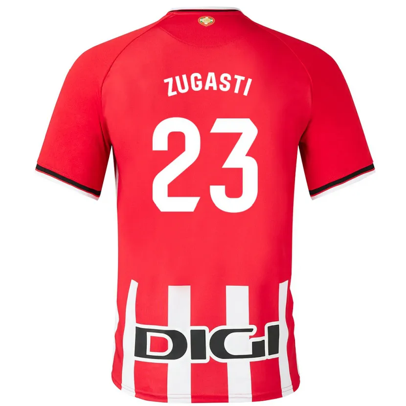 Danxen Niño Camiseta Patricia Zugasti Oses #23 Rojo 1ª Equipación 2023/24 La Camisa