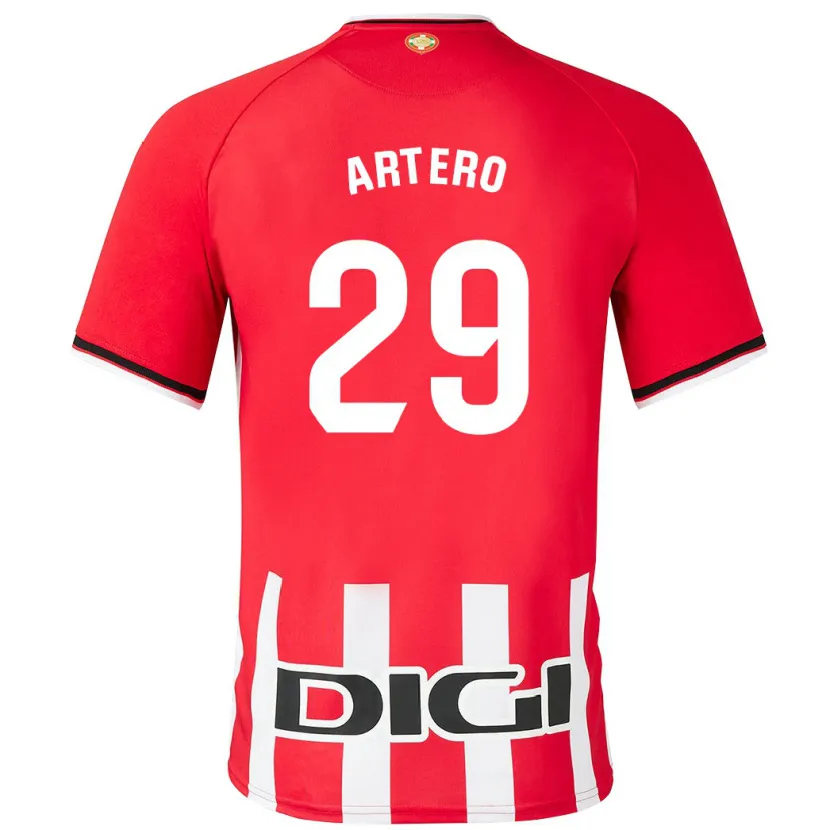 Danxen Niño Camiseta Marina Artero Moreno #29 Rojo 1ª Equipación 2023/24 La Camisa