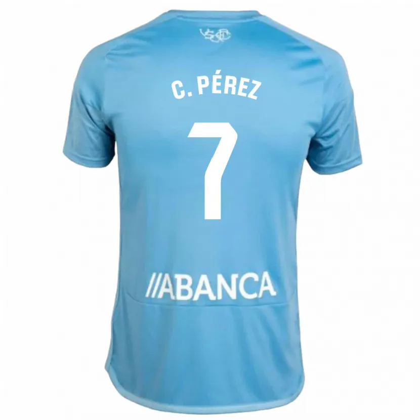 Danxen Niño Camiseta Carles Pérez #7 Azul 1ª Equipación 2023/24 La Camisa