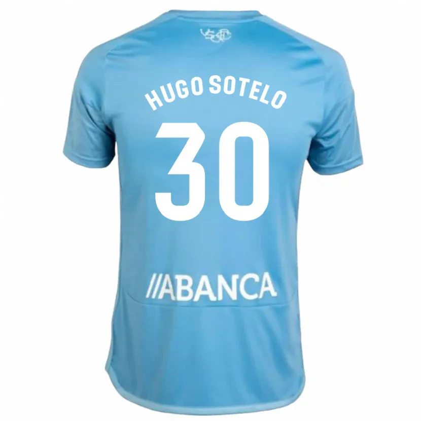 Danxen Niño Camiseta Hugo Sotelo #30 Azul 1ª Equipación 2023/24 La Camisa