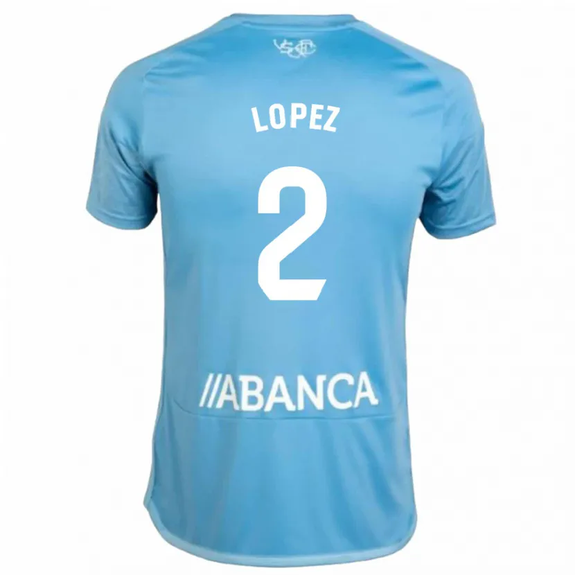 Danxen Niño Camiseta Iván López #2 Azul 1ª Equipación 2023/24 La Camisa