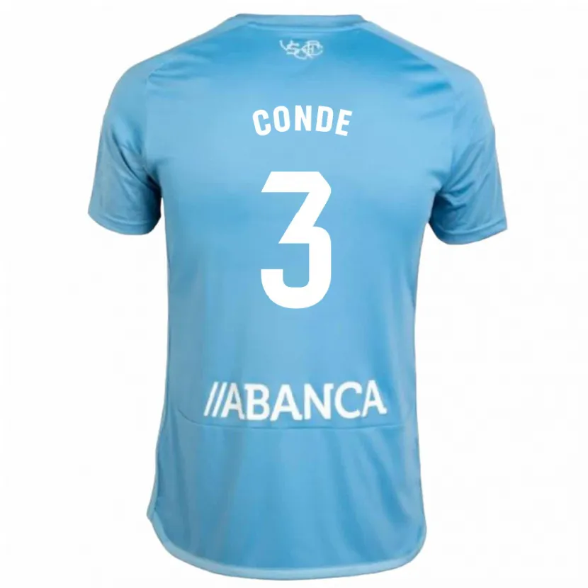 Danxen Niño Camiseta Martín Conde #3 Azul 1ª Equipación 2023/24 La Camisa