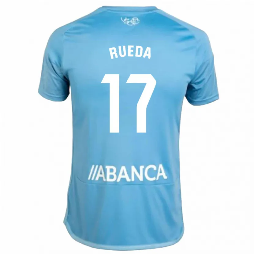 Danxen Niño Camiseta Javi Rueda #17 Azul 1ª Equipación 2023/24 La Camisa