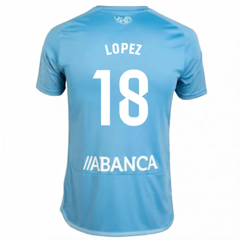 Danxen Niño Camiseta Joel López #18 Azul 1ª Equipación 2023/24 La Camisa