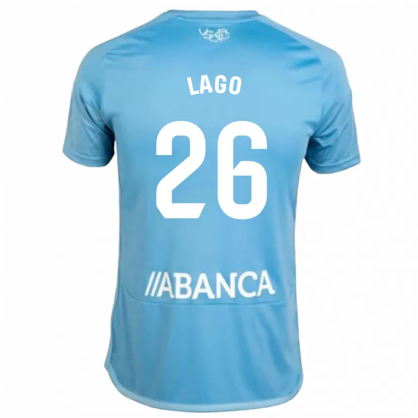 Danxen Niño Camiseta Yoel Lago #26 Azul 1ª Equipación 2023/24 La Camisa